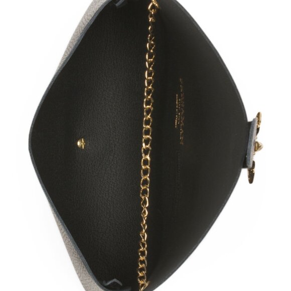 PERSAMAN NEW YORK Made In Italy Leather Bee East West Crossbody NWT - Picture 3 of 4